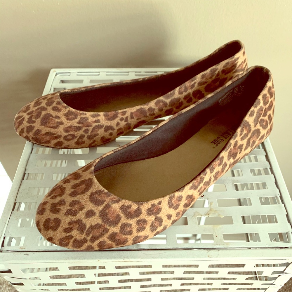 Cheetah print flats
